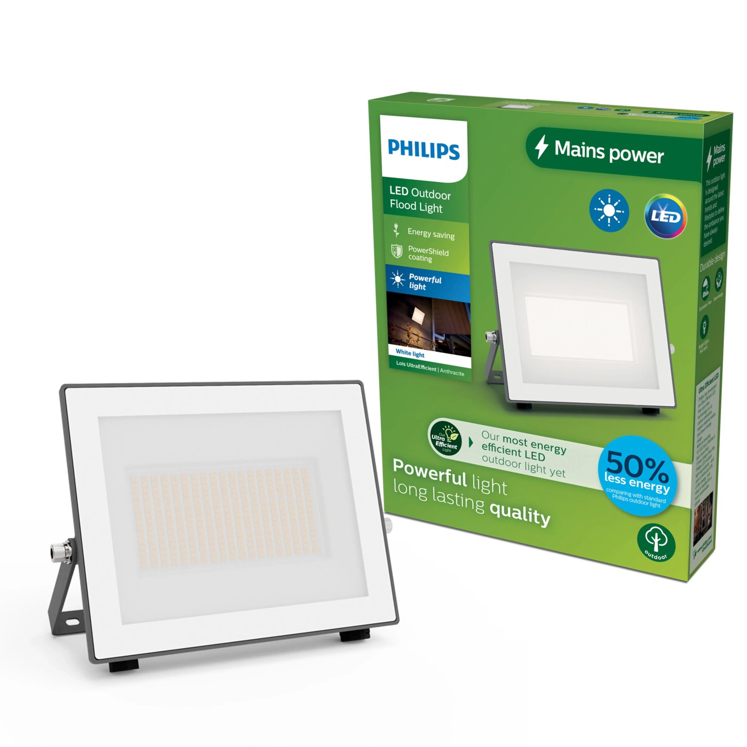 Philips Flutlicht Lois UltraEffizient 3.000 K 4.450,m Anthrazit