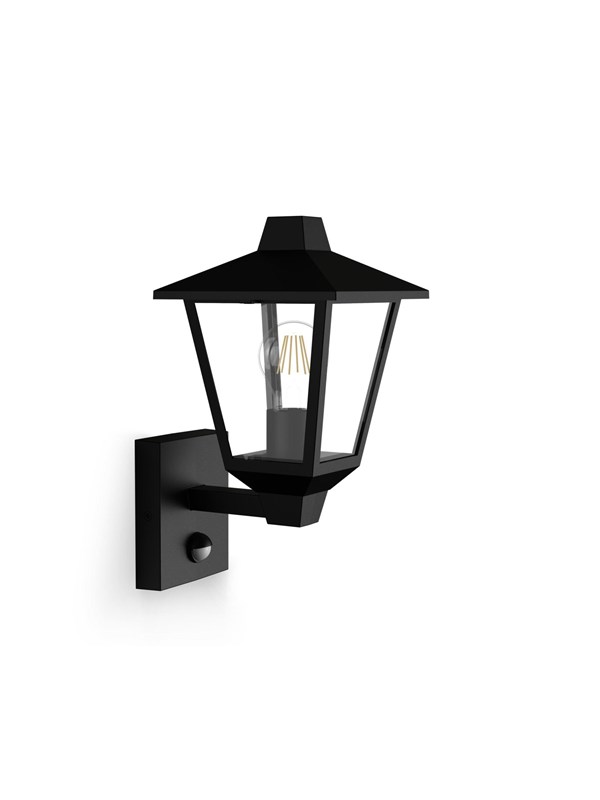Philips Wandleuchte Kinno Up Sensor Schwarz