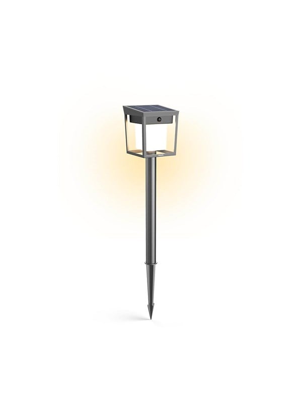 Philips Sockelleuchte Blaise Solar Anthrazit
