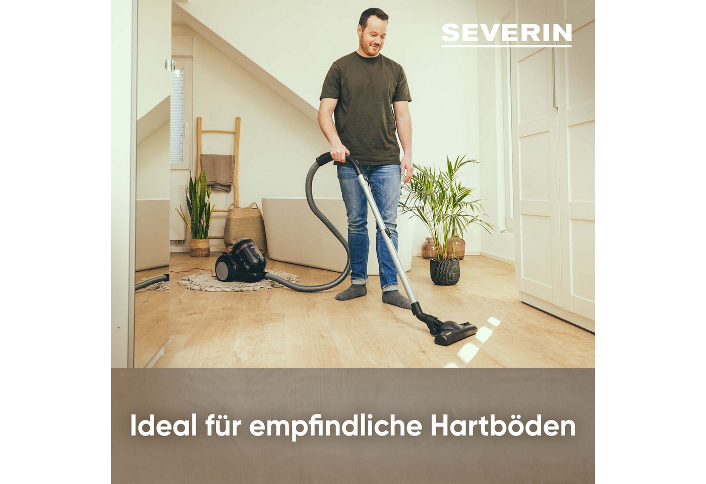 Severin Zyklon-Staubsauger CY 7089 inkl. Parkettdüse Bild 5