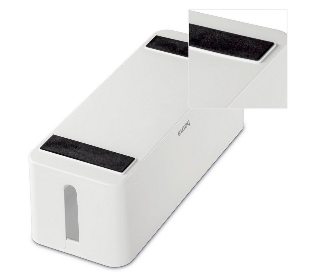 Hama Kabelbox Maxi für Steckdosenleiste 40 cm x 15,6 cm x 13,5 cm Weiß Bild 4