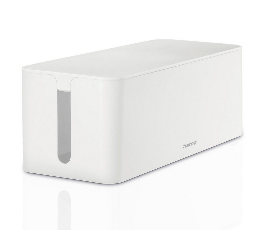 Hama Kabelbox Maxi für Steckdosenleiste 40 cm x 15,6 cm x 13,5 cm Weiß Bild 5
