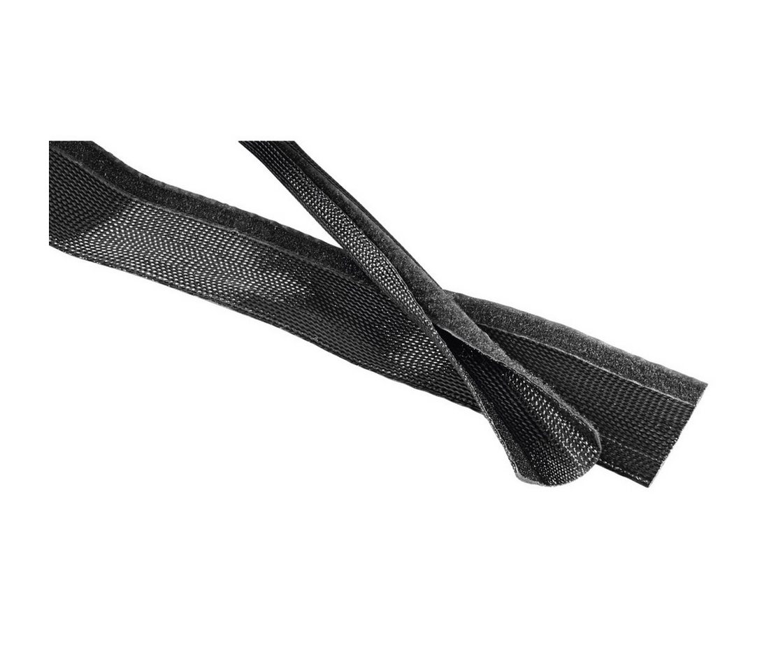Hama Flexibler Gewebe-Kabelschlauch Universal 20 mm - 40 mm 1,8 m Schwarz Bild 4