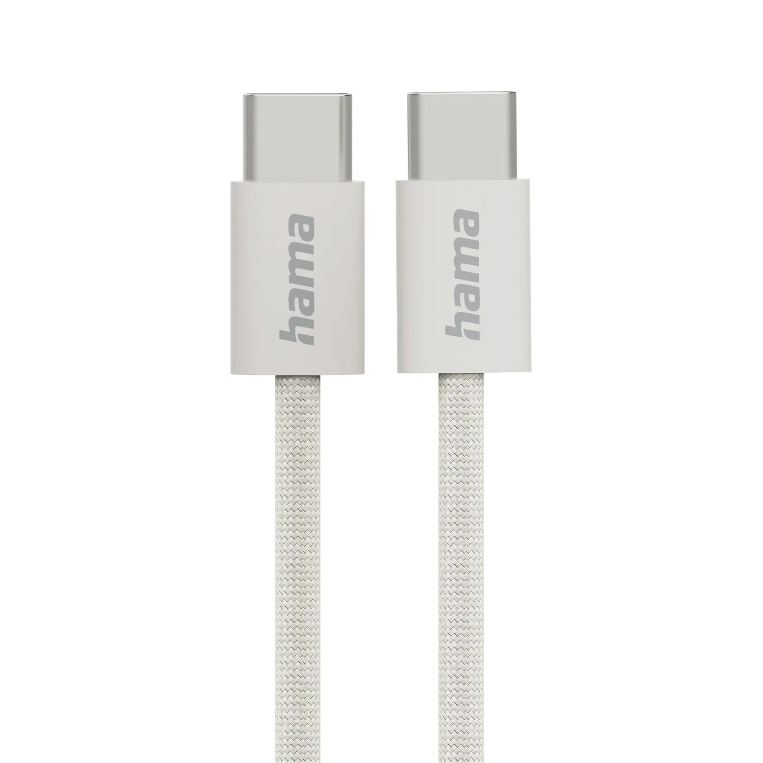 Hama Ladekabel Fabric USB-C 1 m Nylon Beige
