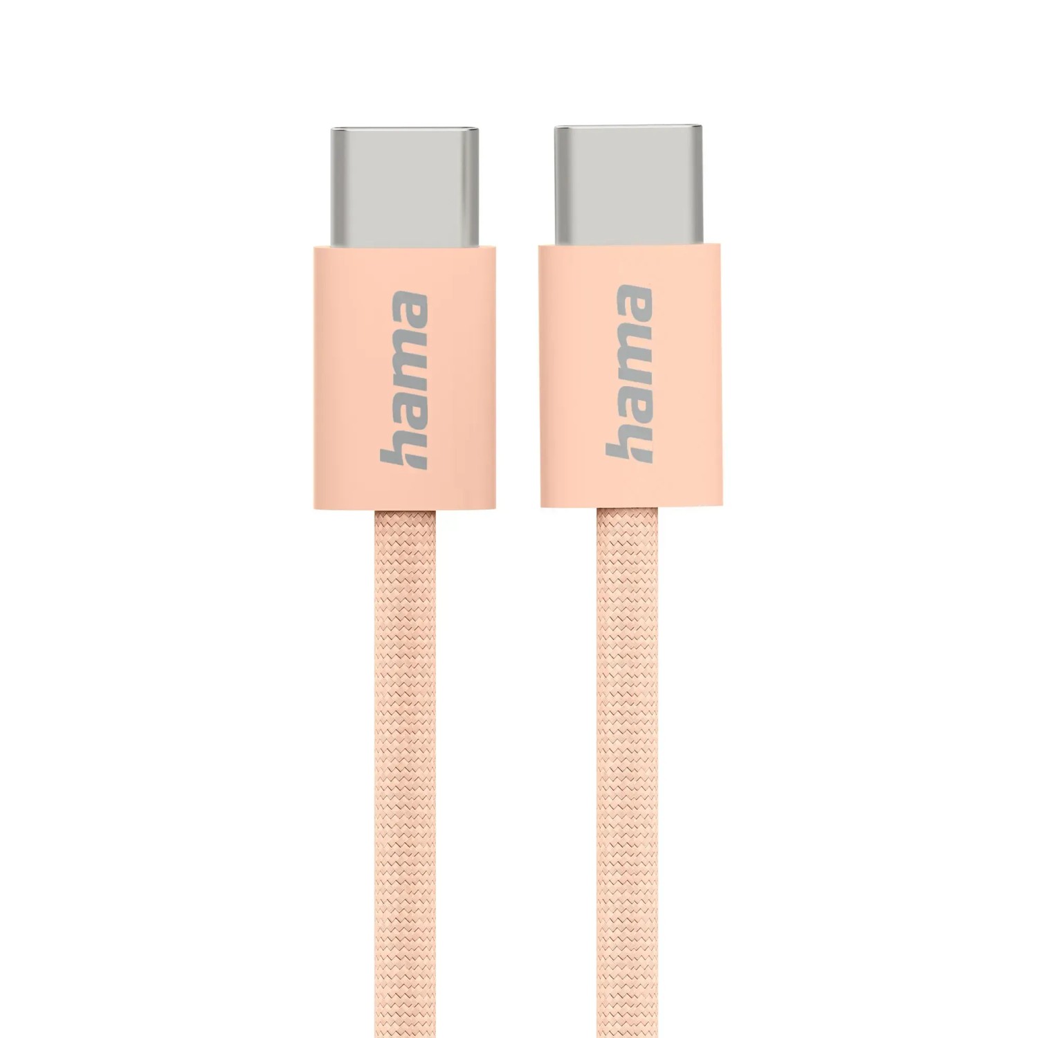 Hama Ladekabel Fabric Nylon USB-C 1 m Orange