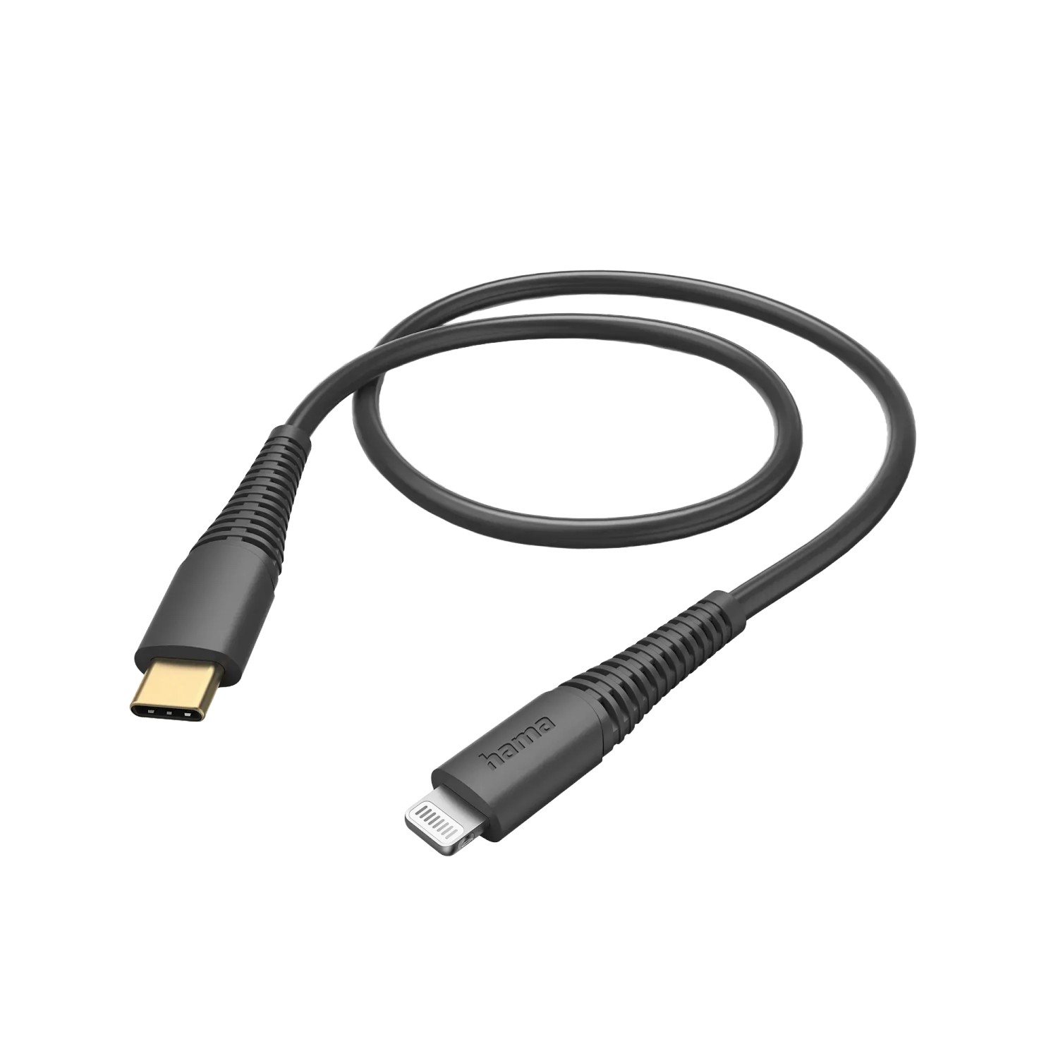 Hama Ladekabel USB-C Lightning 1,5 m Schwarz