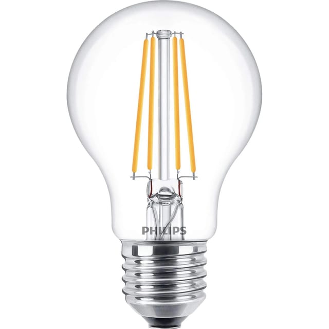 Philips LED-Leuchtmittel E27 Glühlampenform 7 W 850,m 10,6 x 6 cm (H x Ø)