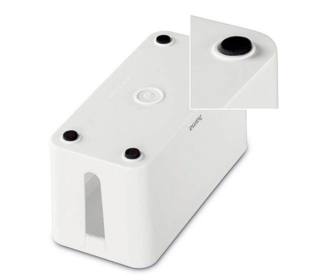 Hama Kabelbox Mini für Steckdosenleiste 23,5 cm x 11,5 cm x 12 cm Weiß