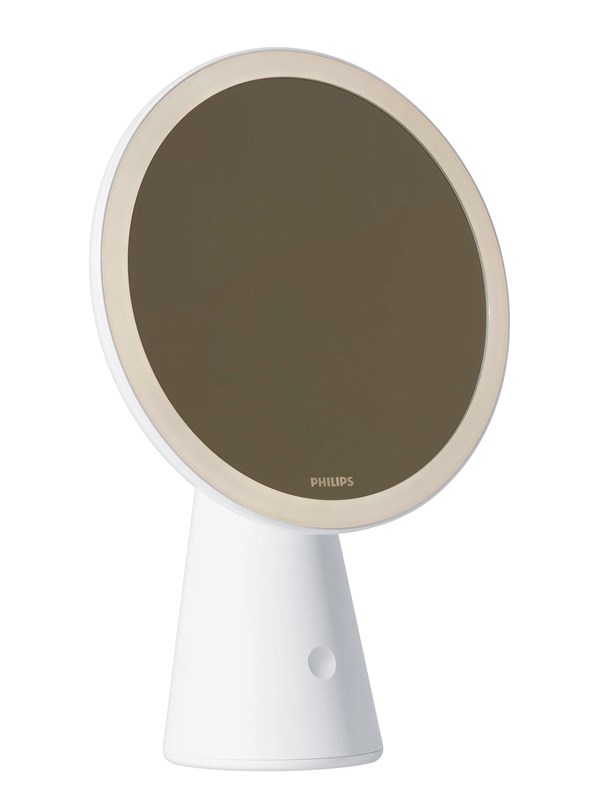 Philips Tischleuchte Mirror mit Spiegel 4,5 W 3000-5000 K 120,m Weiß