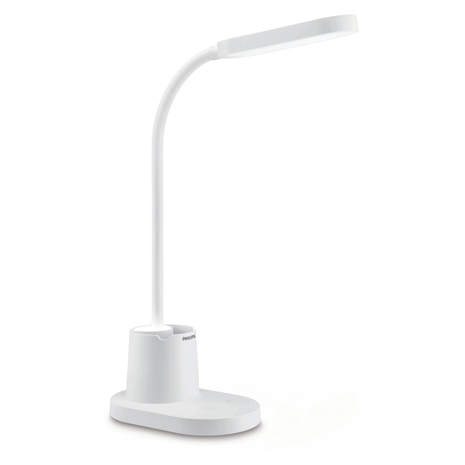 Philips Schreibtischleuchte Bucket 7 W 3000-5700 K 200,m mit Akkubetrieb Weiß