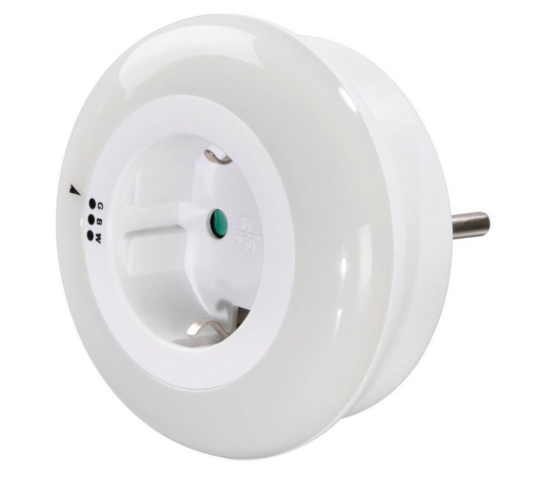 Hama LED-Nachtlicht Circle Colour mit integrierter Steckdose Lichtsensor Bild 4