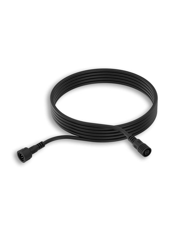 Philips Outdoor-Verlängerungskabel 5 m Niedervolt 24 V IP65 Schwarz