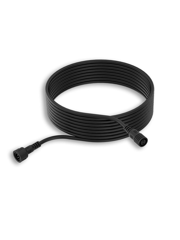 Philips Outdoor-Verlängerungskabel 10 m Niedervolt 24 V IP65 Schwarz