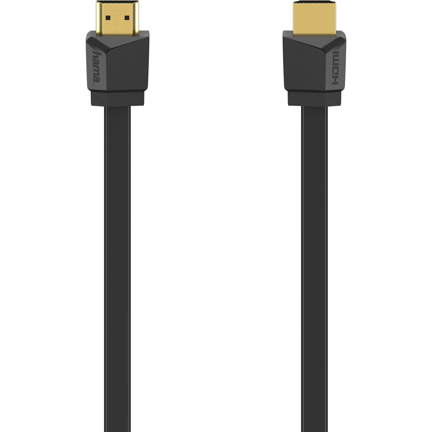 Hama High Speed HDMI-Kabel Flexi-Slim 4K Stecker/Stecker Ethernet Schwarz 1,5 m