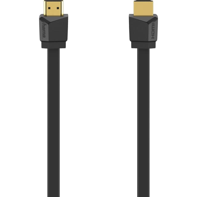 Hama High Speed HDMI-Kabel Flexi-Slim 4K Stecker/Stecker Ethernet Schwarz 1,5 m
