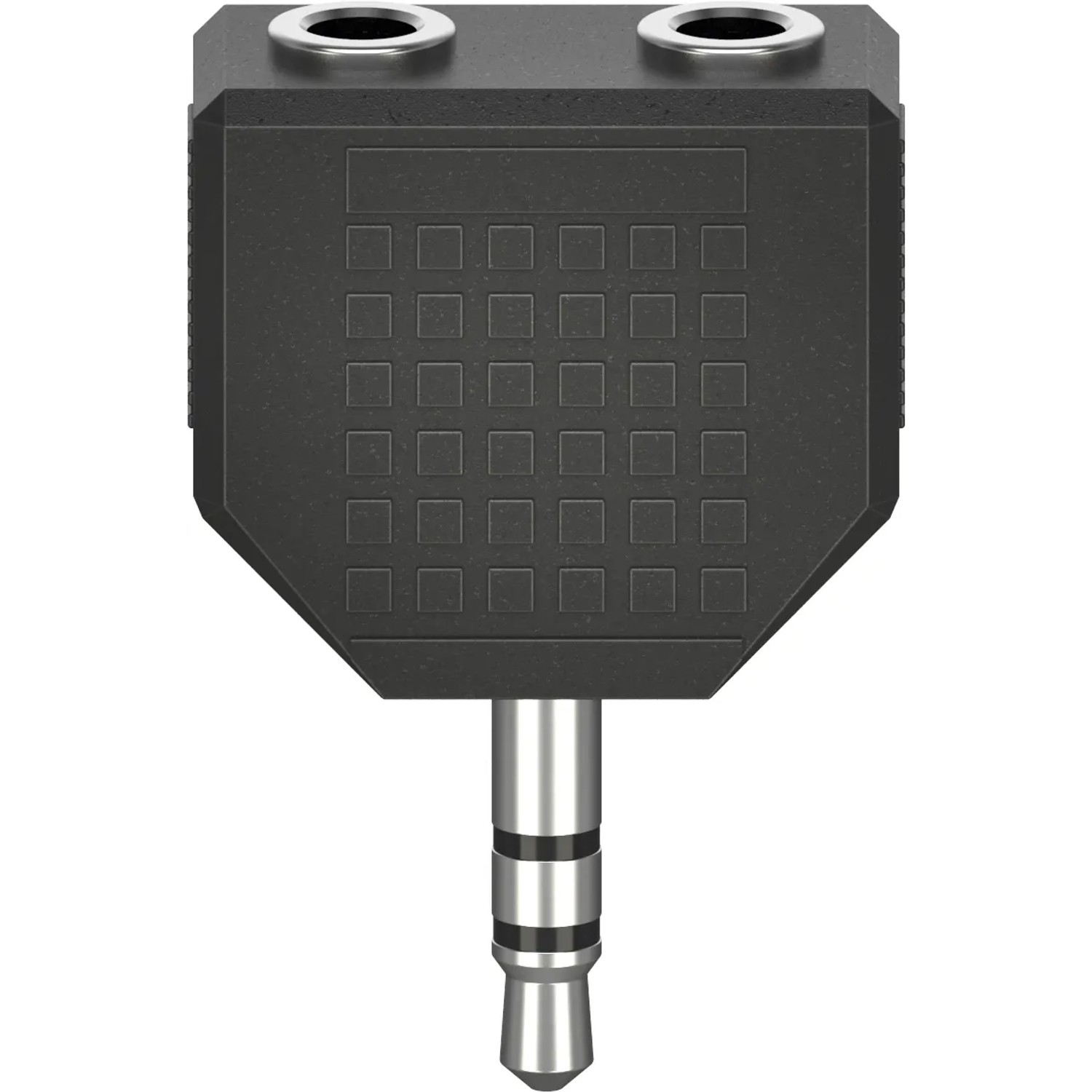 Hama Audio-Adapter 3,5 mm-Klinken-Stecker/2 3,5 mm-Klinken-Kupplung Schwarz