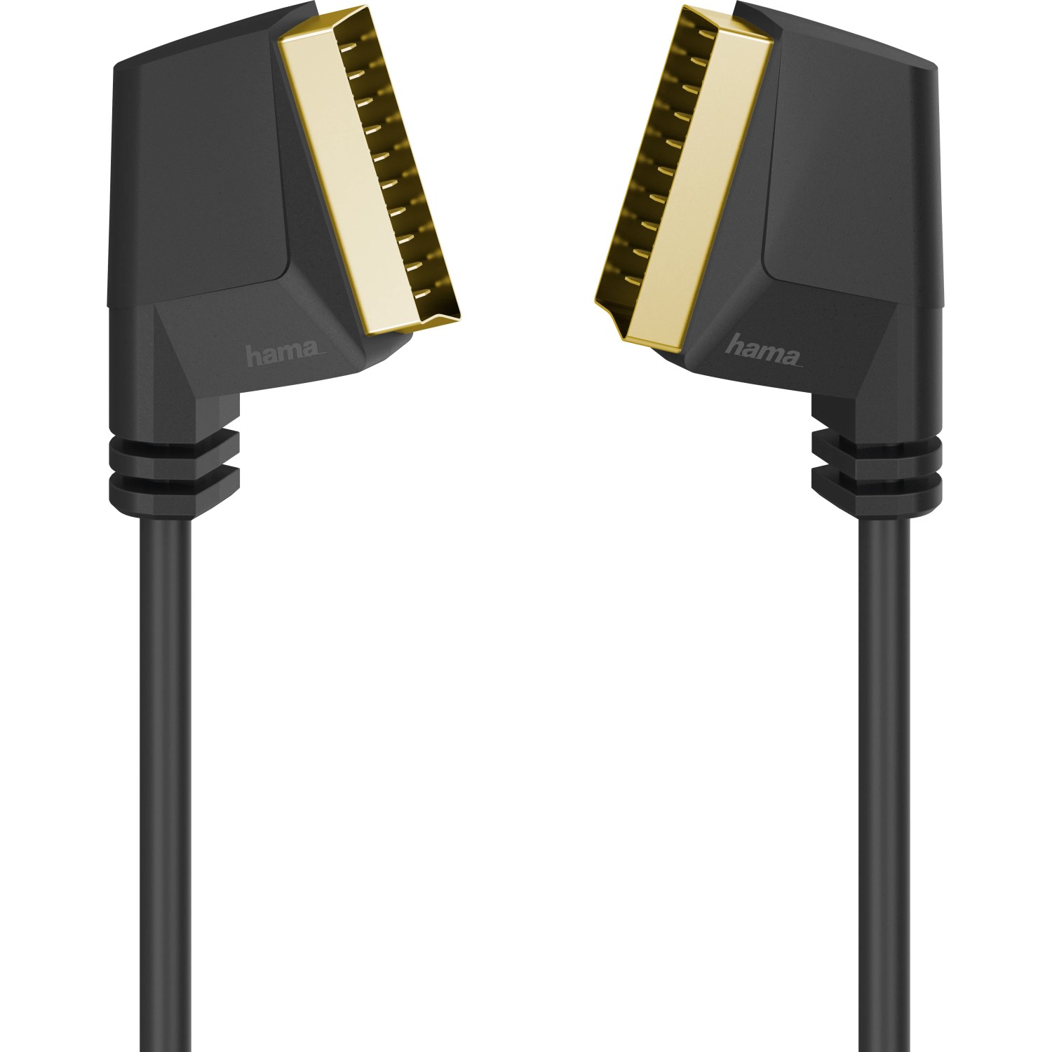 Hama Scart-Verbindungskabel Stecker/Stecker Schwarz 1,5 m
