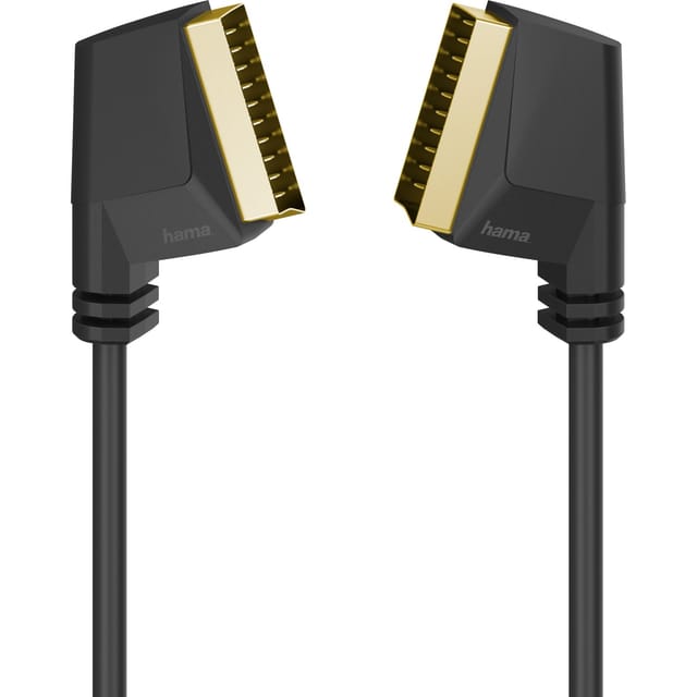 Hama Scart-Verbindungskabel Stecker/Stecker Schwarz 1,5 m