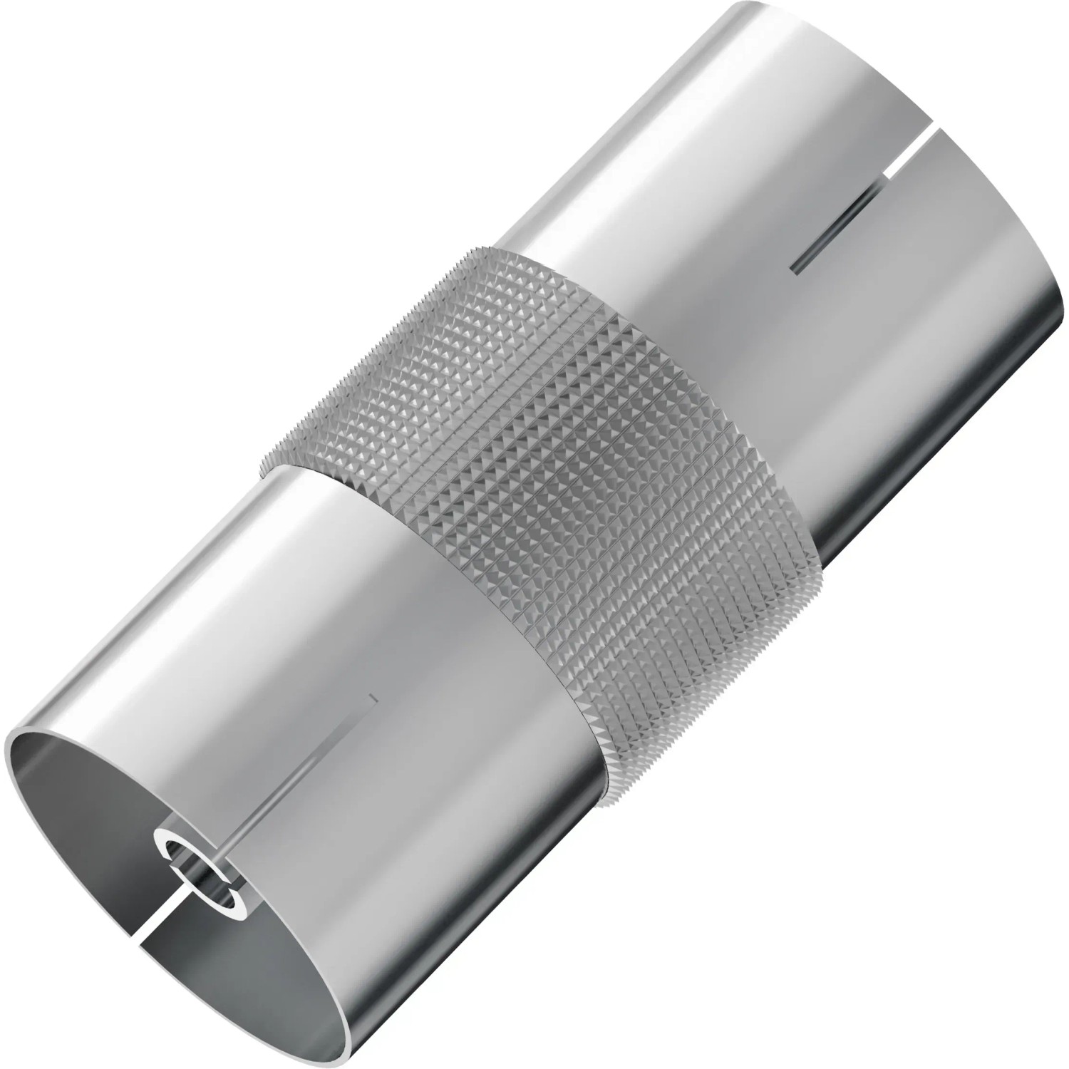 Hama Antennen-Adapter Koax-Kupplung/Koax-Kupplung Silber