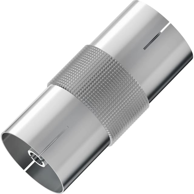 Hama Antennen-Adapter Koax-Kupplung/Koax-Kupplung Silber