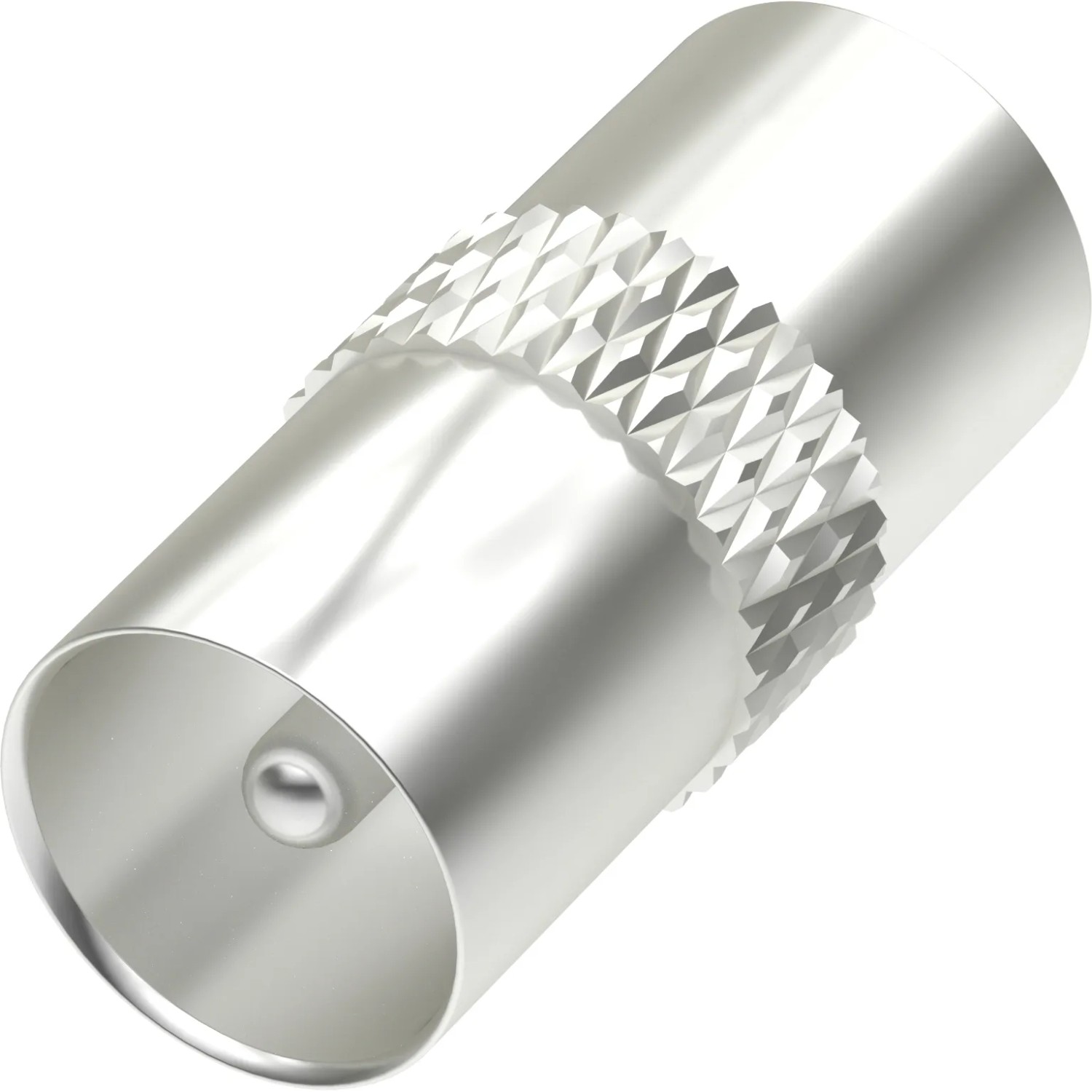 Hama Antennen-Adapter Koax-Stecker/Koax-Stecker Silber