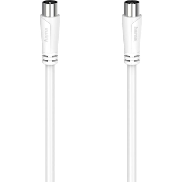 Hama Antennen-Kabel Koax-Stecker/ Koax-Kupplung 90 dB Weiß 20 m