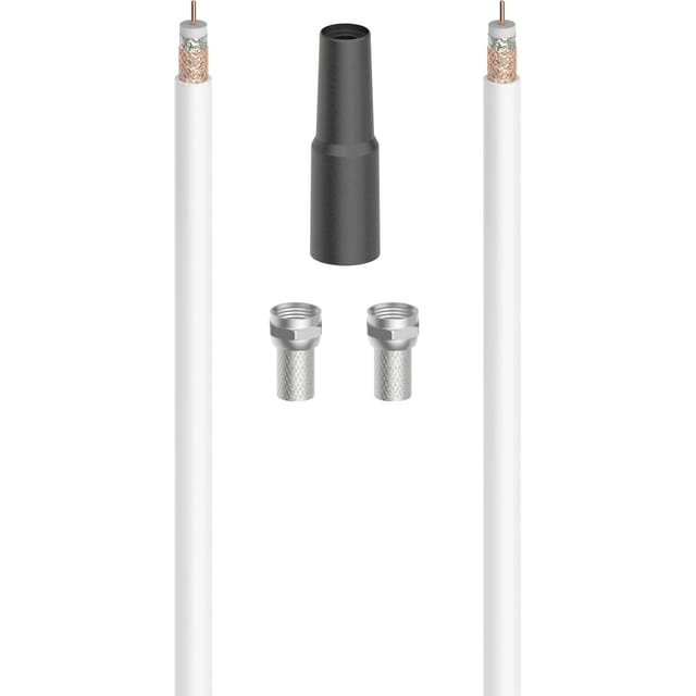 Hama Antennen-Kabel SAT Anschluss-Kit 100 dB 10 m