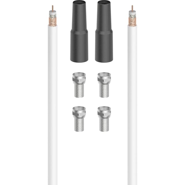 Hama Antennen-Kabel SAT Anschluss-Kit 100 dB 40 m