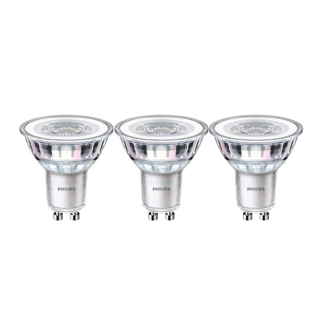 Philips LED-Leuchtmittel GU10 Reflektor R50 4,6 W 3er Set 5,4 x 5 cm (H x Ø)