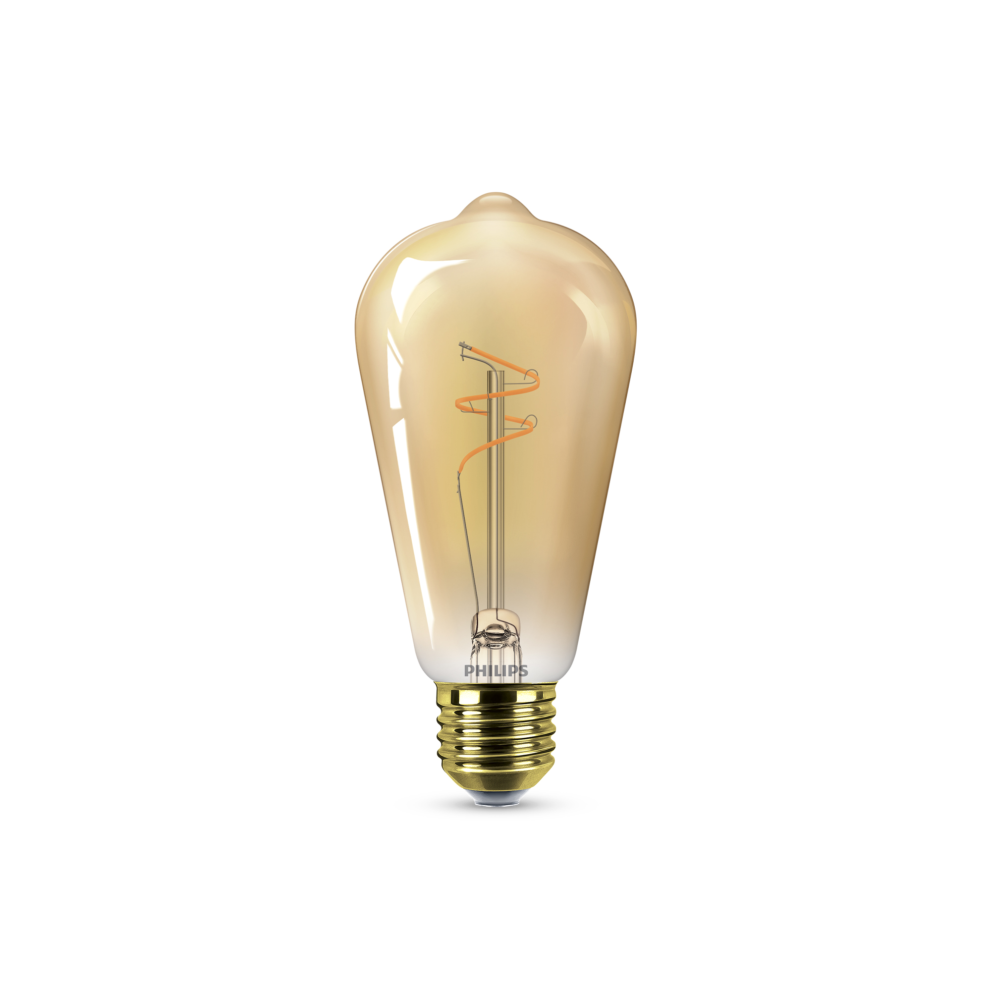 Philips LED-Leuchtmittel 'Vintage LED' dimmbar Edison gold E27 3,1 W 270 lm warmweiß Bild 2