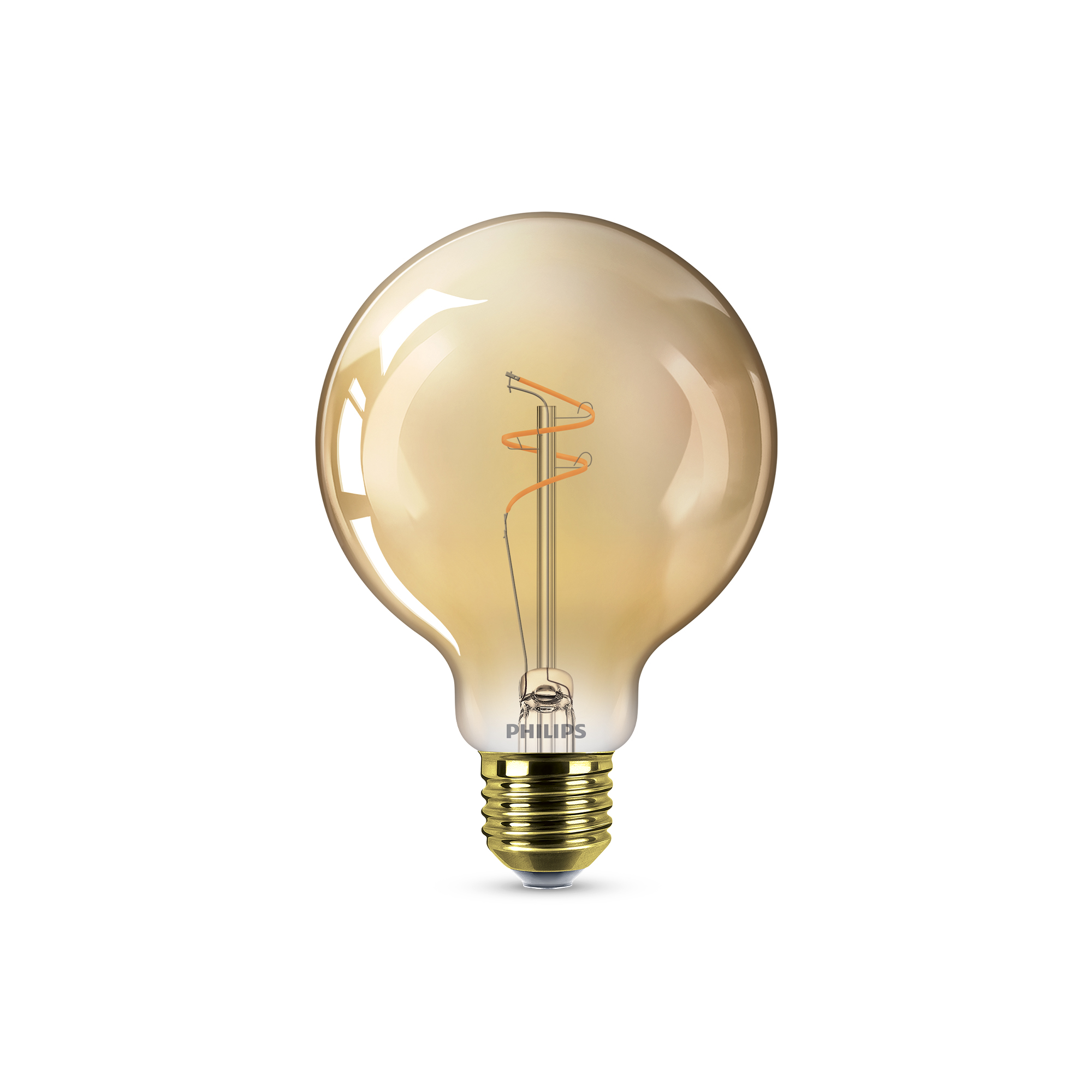 Philips LED-Leuchtmittel 'Vintage LED' dimmbar Globe gold E27 3,1 W 270 lm warmweiß Bild 2