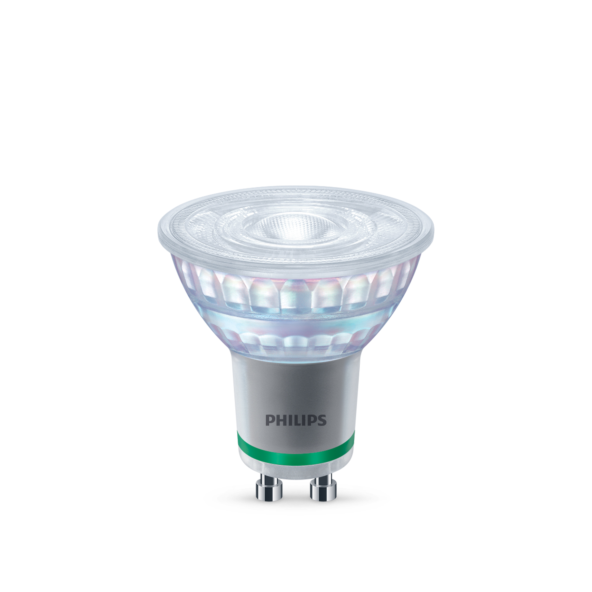 Philips LED-Leuchtmittel Reflektor klar GU10 1,2 W 215 lm warmweiß Bild 2