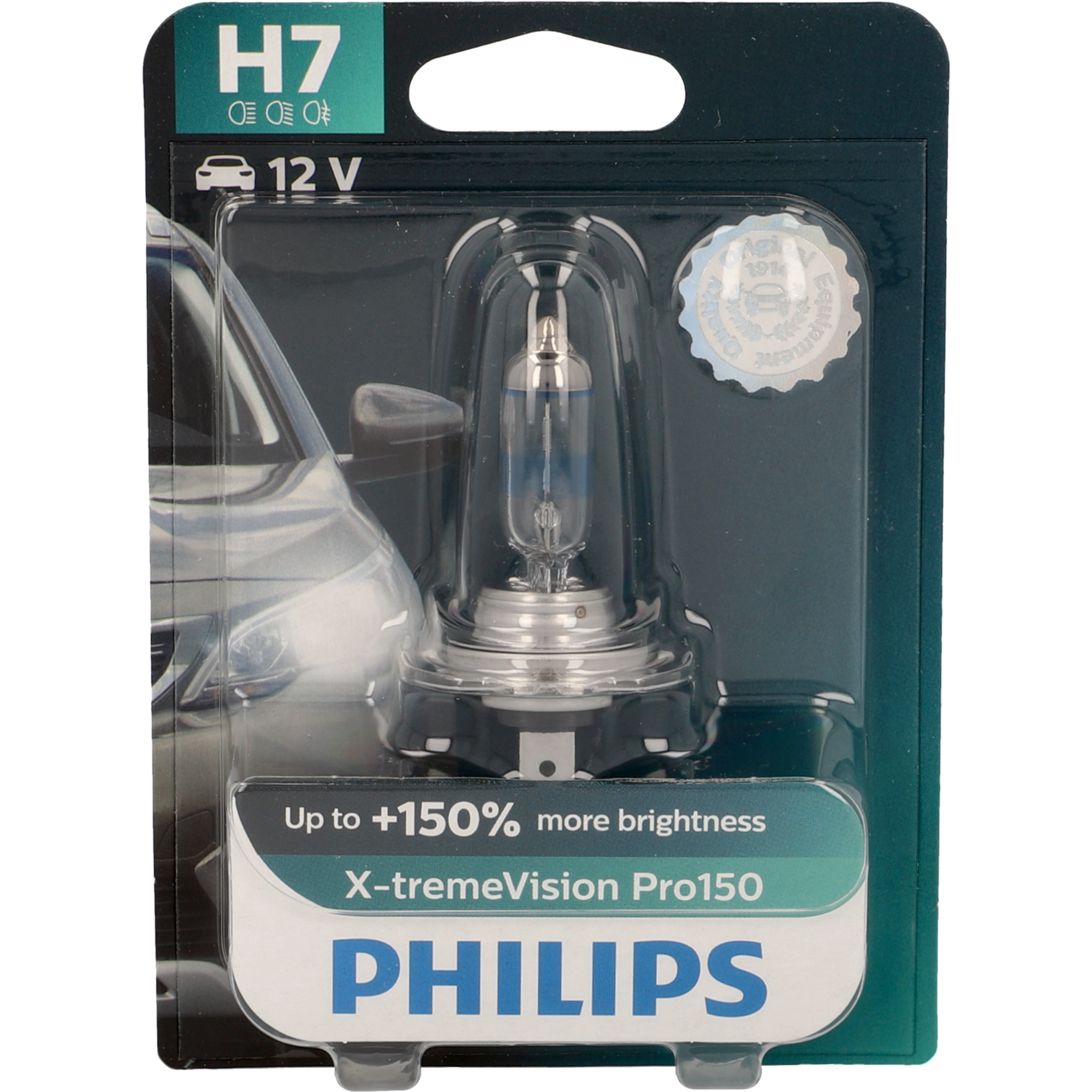 Philips Fahrzeugscheinwerferlampe 'H7 X-treme Vision Pro150' 55 W 12 V Bild 2