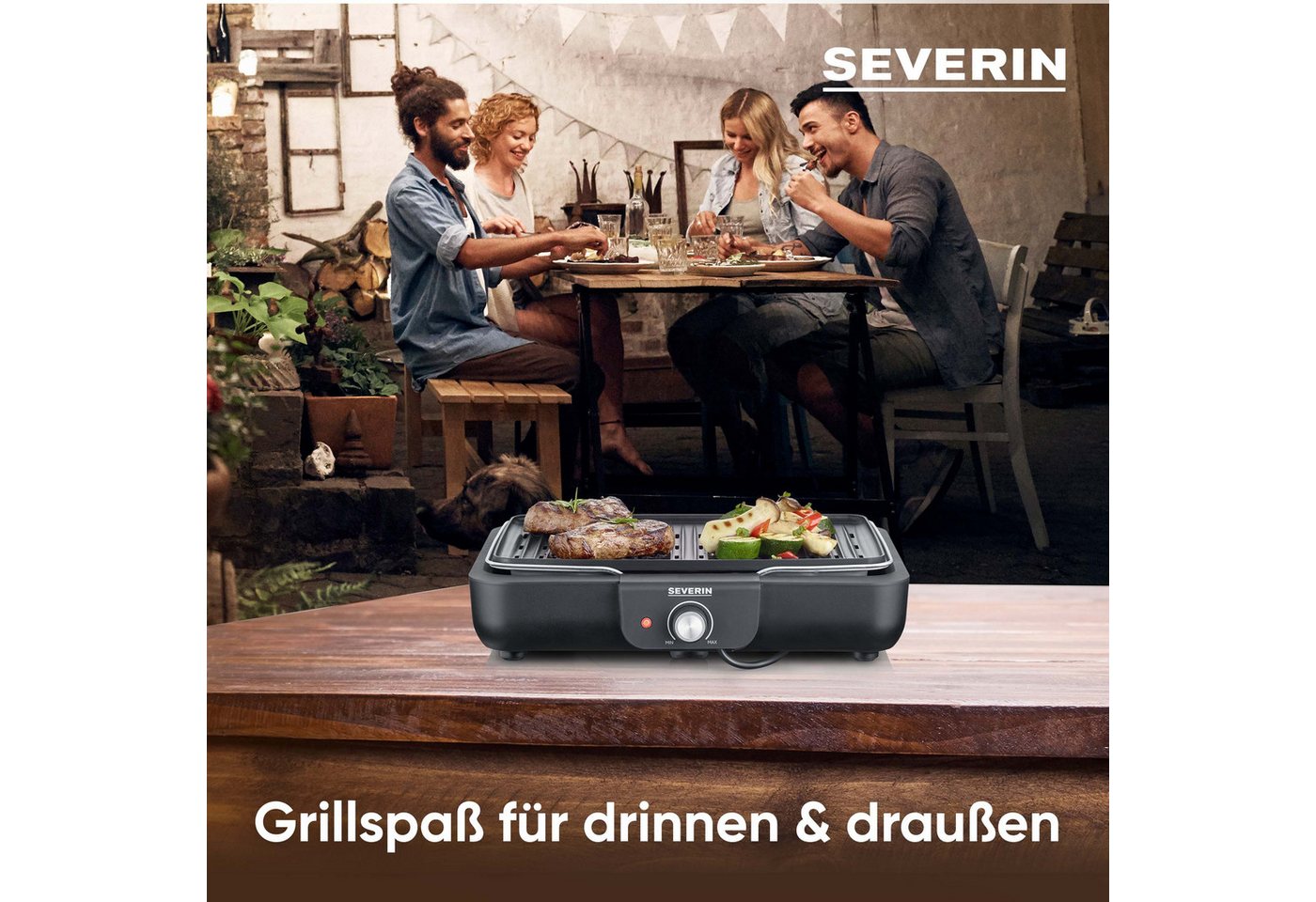 Severin Elektro-Planchagrill 'PG 8556' mit Grillplatte 2300 W Bild 4