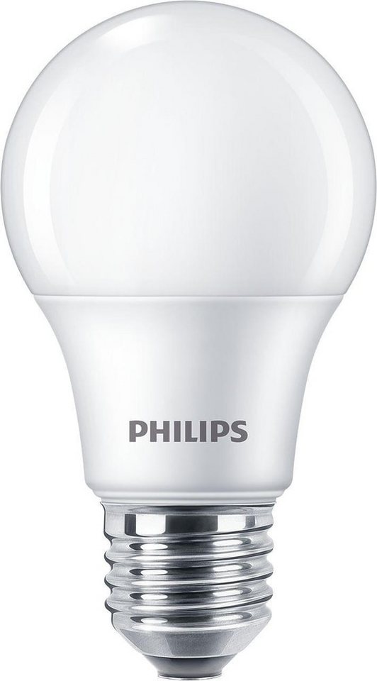 Philips LED-Leuchtmittelset Standardform matt E27 8 W 806 lm warmweiß 3 Stück
