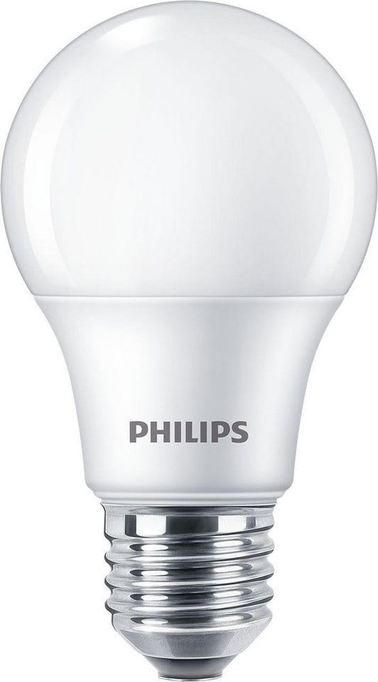 Philips LED-Leuchtmittelset Standardform matt E27 8 W 806 lm warmweiß 3 Stück