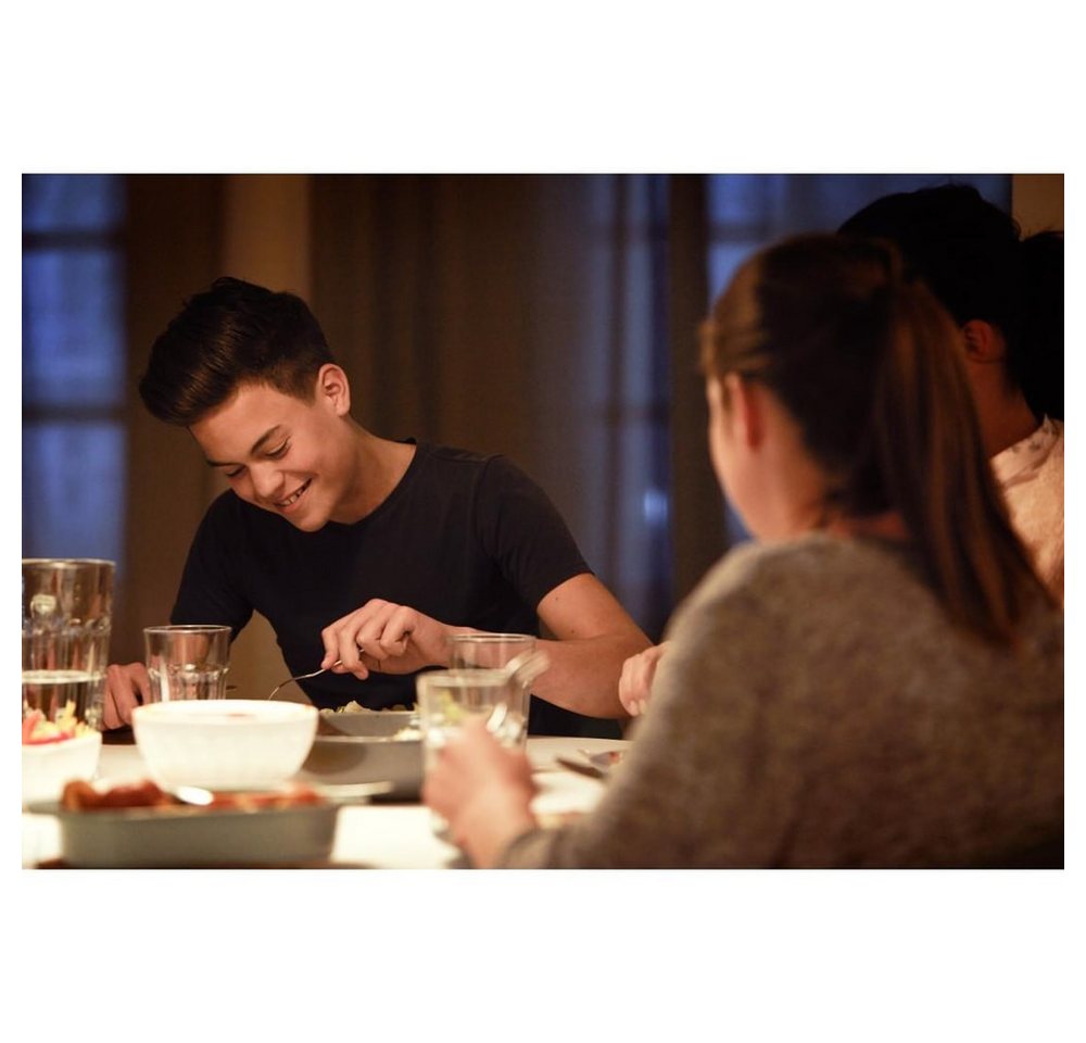 Philips LED-Leuchtmittelset Standardform matt E27 8 W 806 lm warmweiß 3 Stück Bild 3