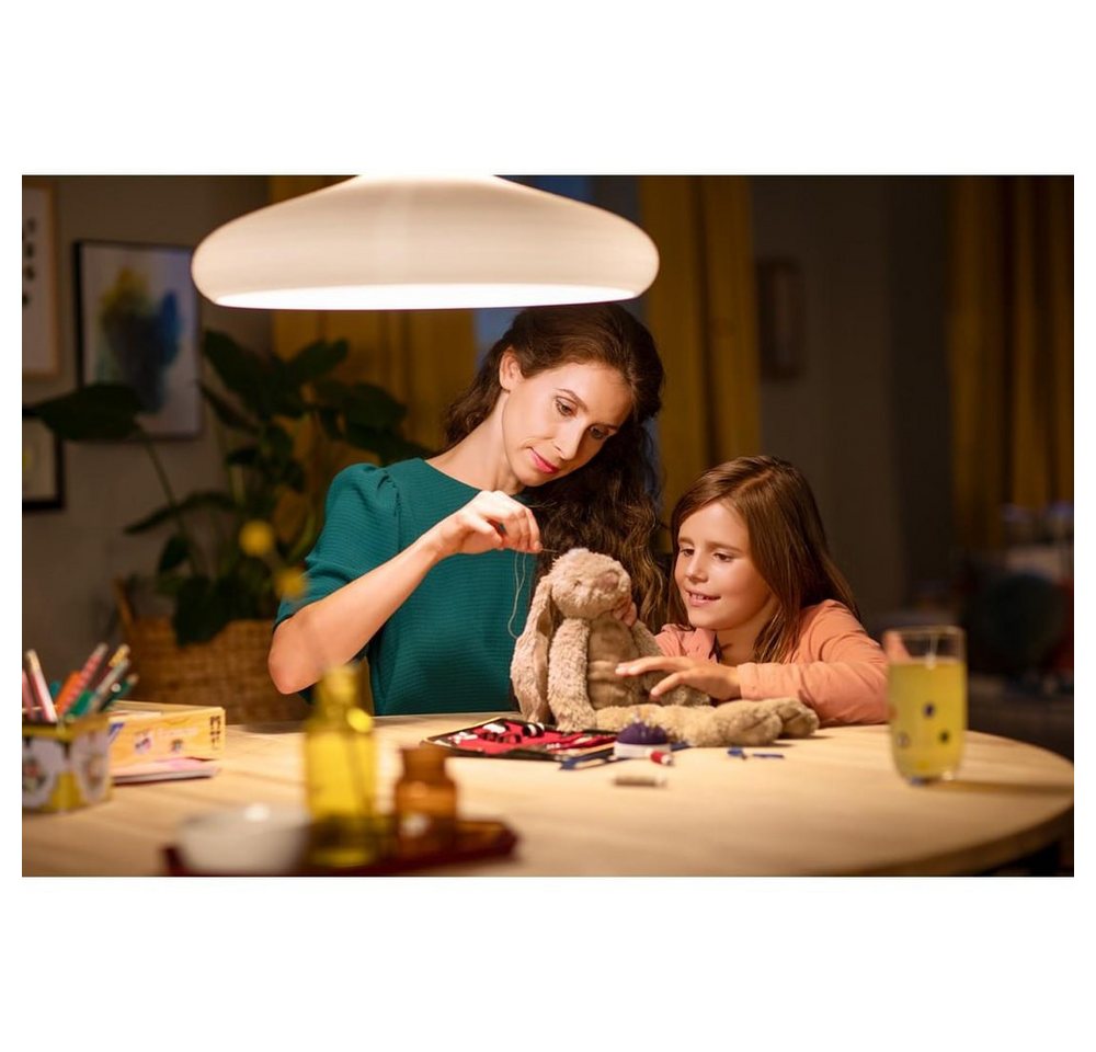 Philips LED-Leuchtmittelset Standardform matt E27 8 W 806 lm warmweiß 3 Stück Bild 4