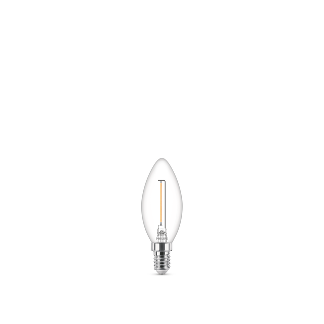 Philips LED-Leuchtmittel Kerze klar E14 1,4 W 136 lm warmweiß