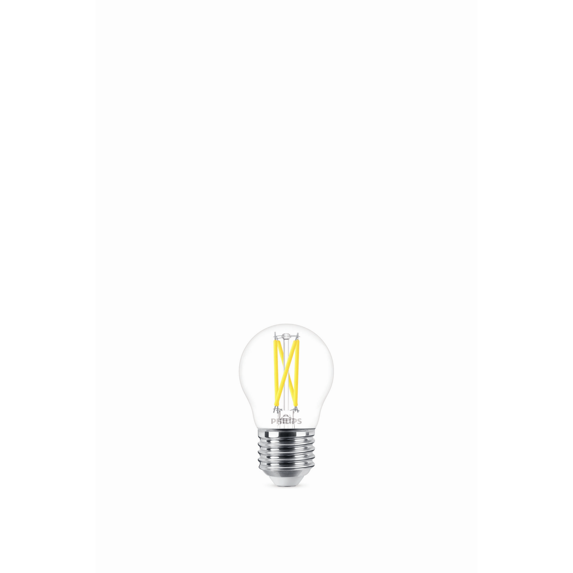 Philips LED-Leuchtmittel dimmbar Tropfen klar E27 2 W 270 lm warmweiß