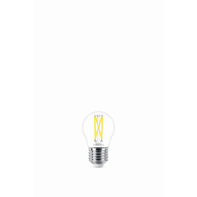 Philips LED-Leuchtmittel dimmbar Tropfen klar E27 2 W 270 lm warmweiß