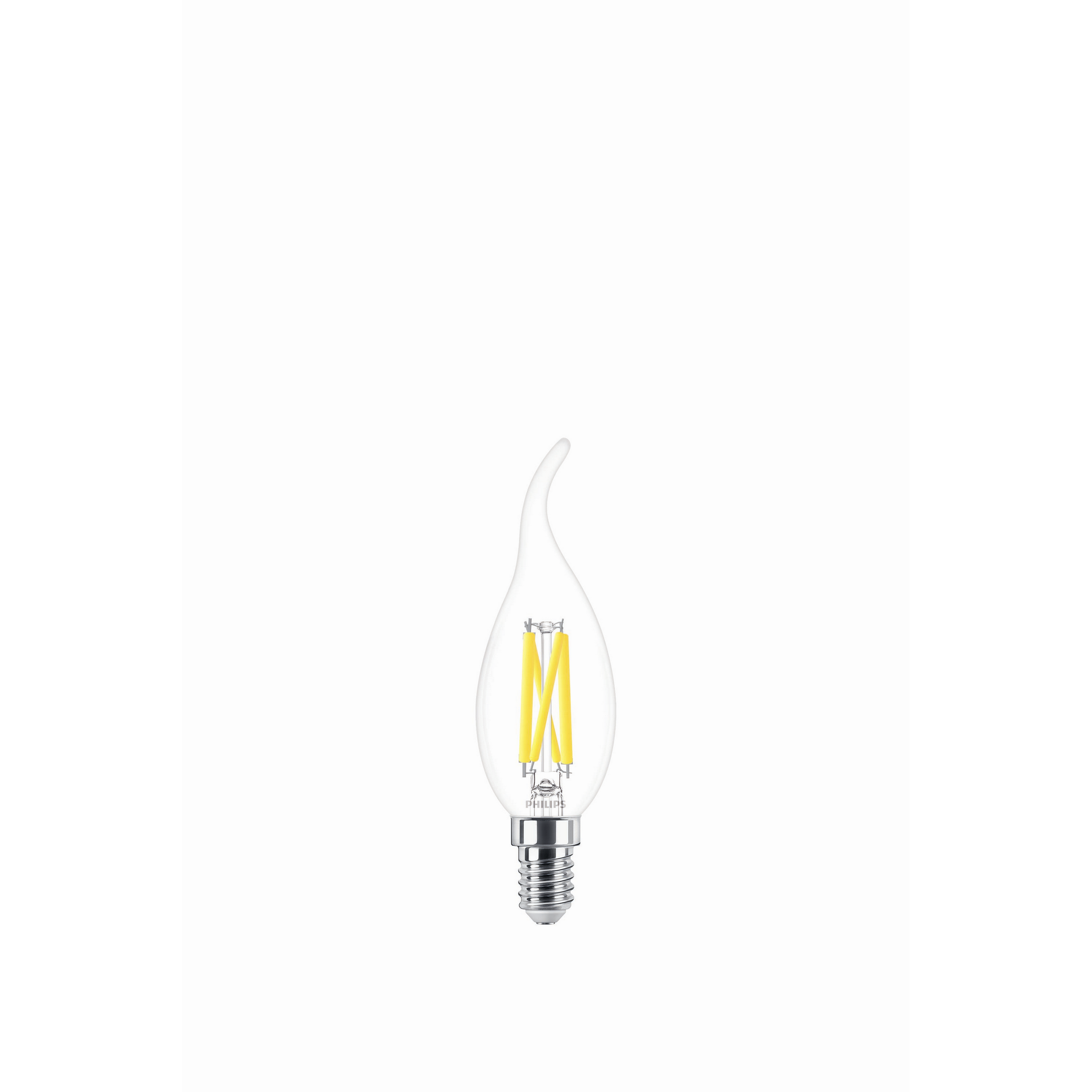 Philips LED-Leuchtmittel dimmbar Kerze klar E14 3,4 W 470 lm warmweiß