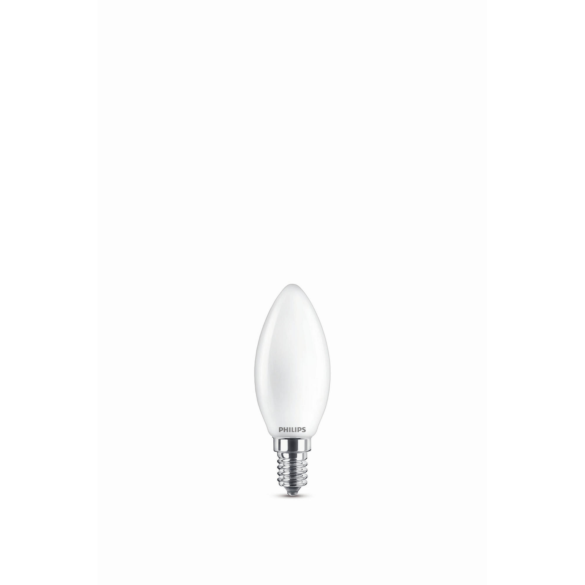 Philips LED-Leuchtmittel 'Classic' Kerze matt E14 4,3 W 470 lm tageslichtweiß