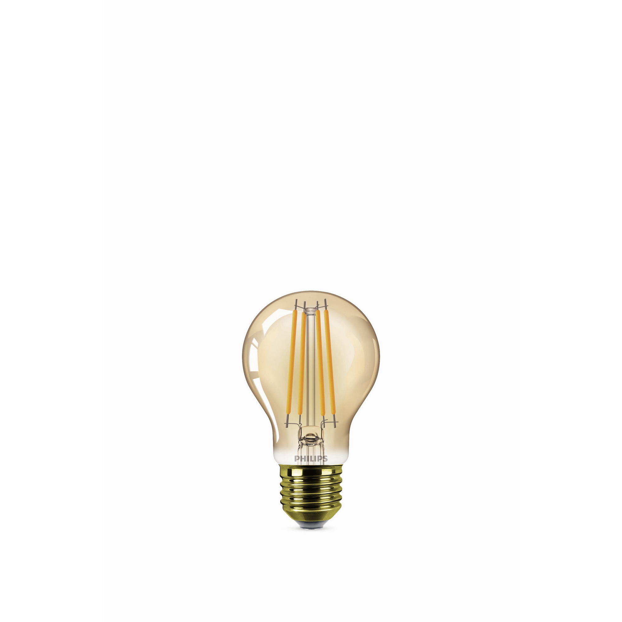 Philips LED-Leuchtmittel 'Classic' Standardform gold E27 3,1 W 250 lm warmweiß