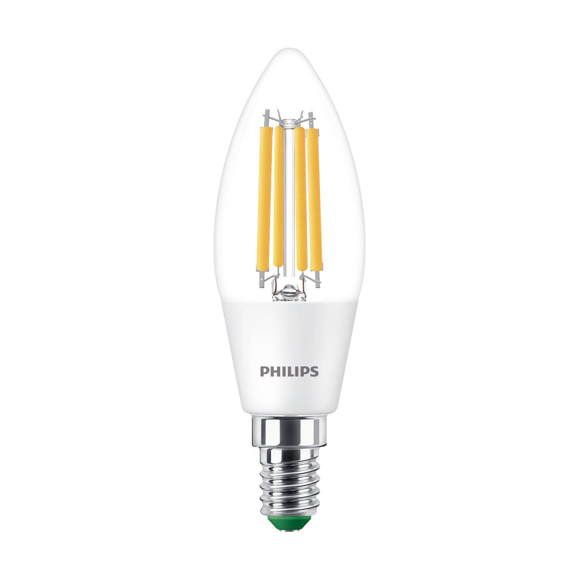 Philips LED-Leuchtmittel 'Classic' Kerze klar E14 2,3 W 470 lm warmweiß