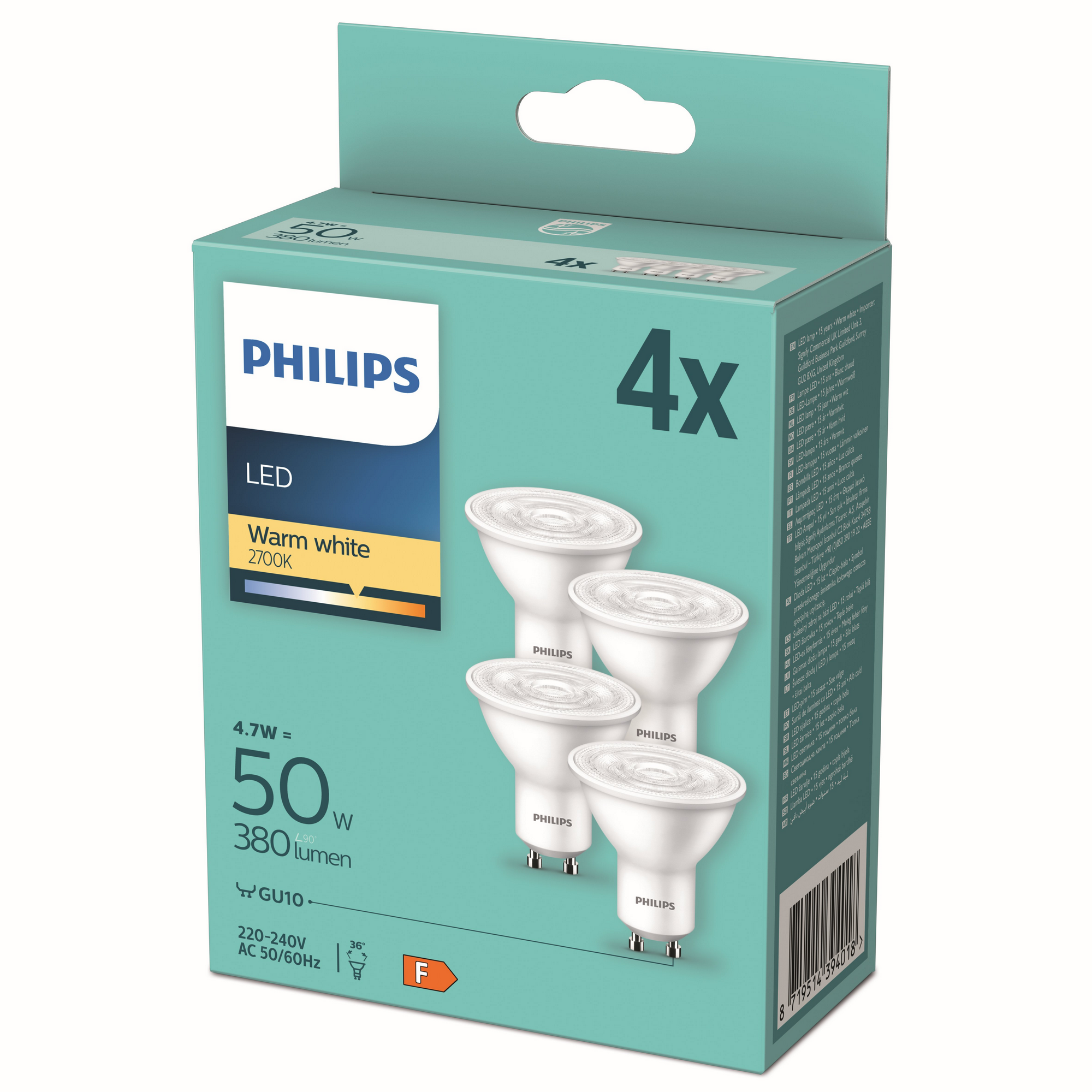 Philips LED-Leuchtmittelset Brenner matt G9 2 W 220 lm warmweiß 4 Stück Bild 2