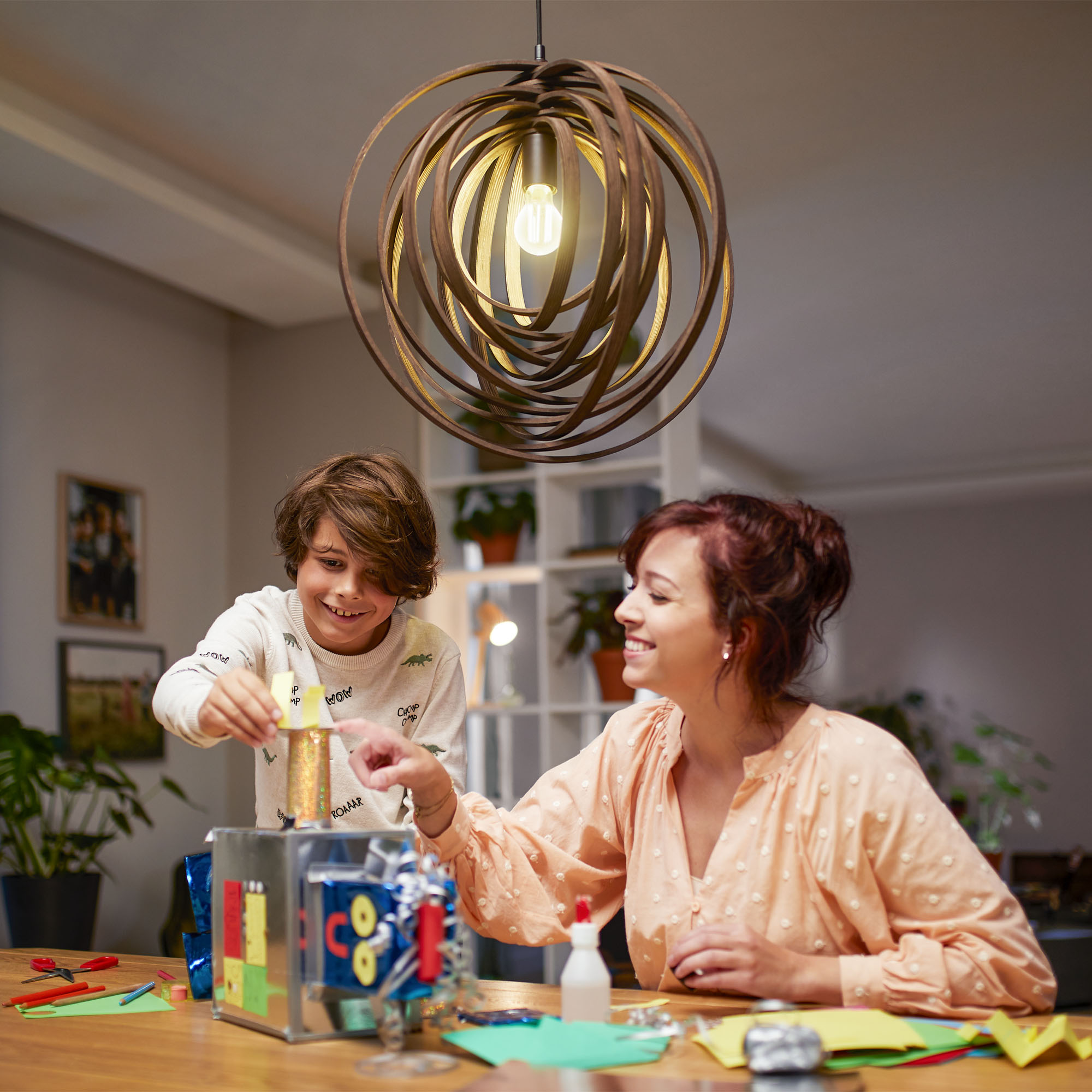 Philips LED-Leuchtmittel 'Classic' dimmbar Standardform matt E27 100 W 1535 lm warmweiß Bild 3