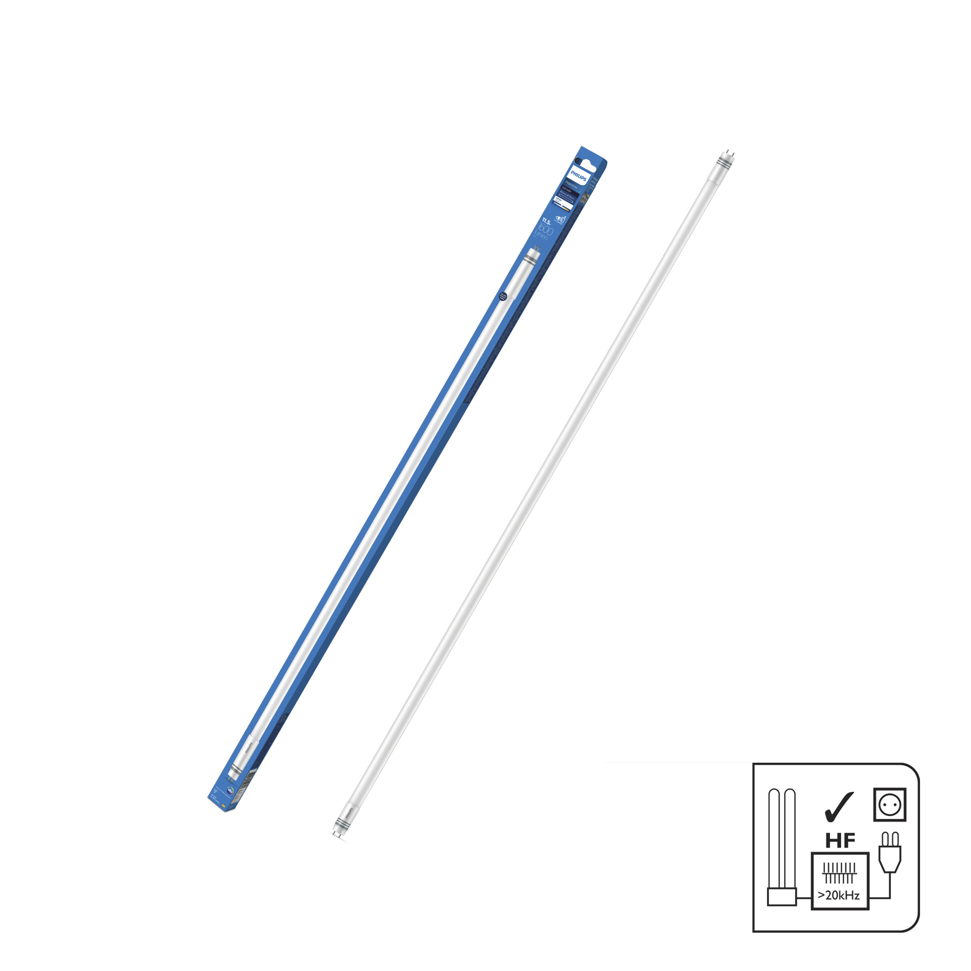 Philips LED-Leuchtmittel matt G5 11,5 W 1600 lm warmweiß Bild 3