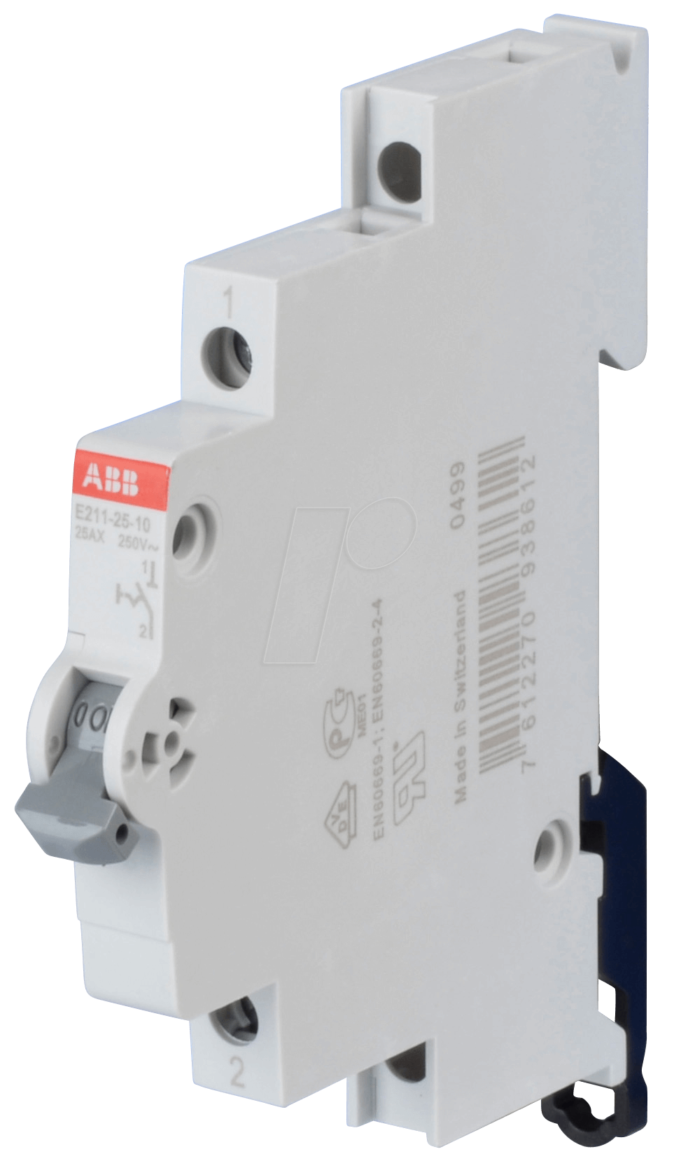 ABB E211-25-10 - Ausschalter - 0,5 TE, 1 Schließer, 25 A
