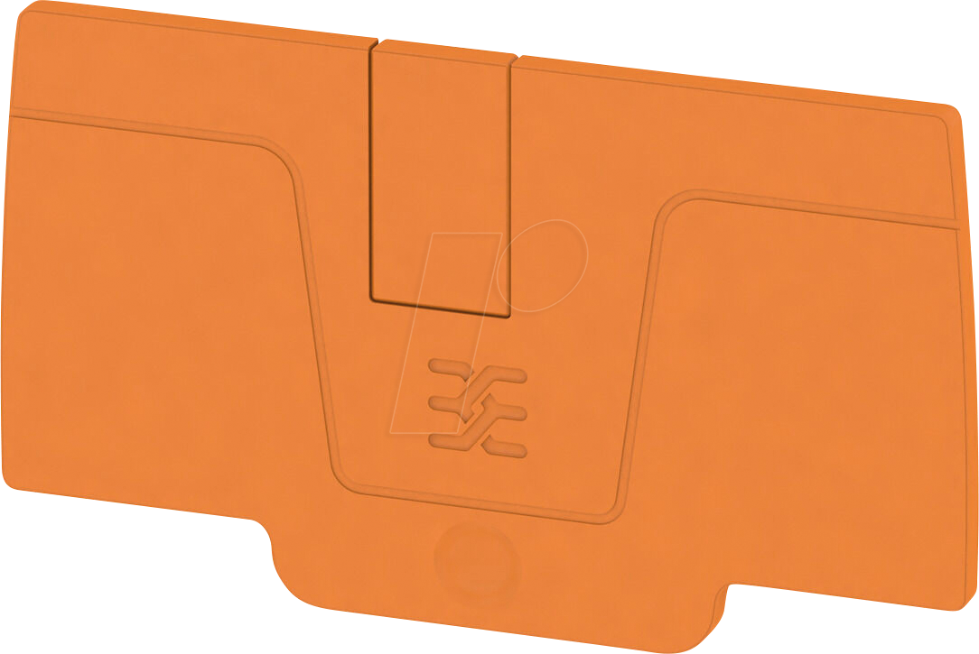 AEP 2C 6 OR - A-Reihe, Abschlussplatte, AEP 2C 6, orange
